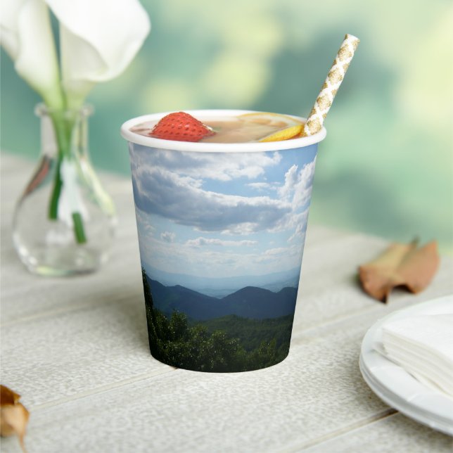Appalachian Mountains II Shenandoah Paper Cups (Insitu)