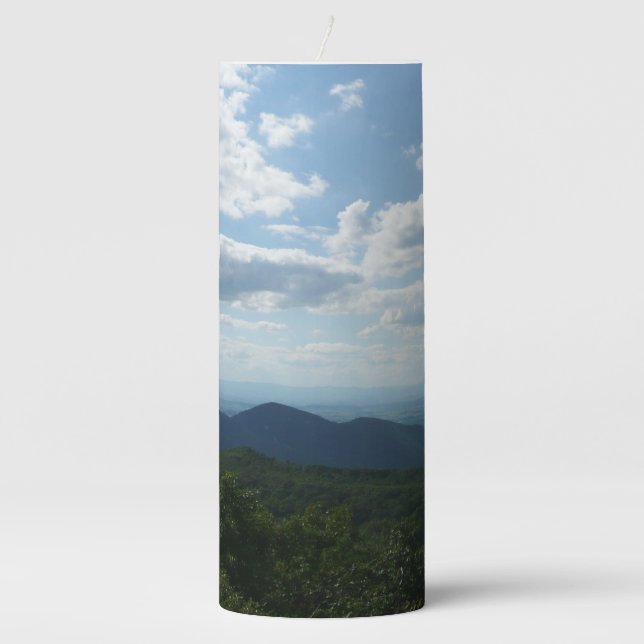 Appalachian Mountains II Shenandoah Pillar Candle (Front)