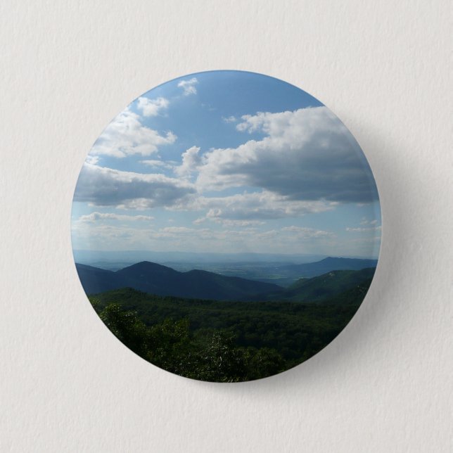Appalachian Mountains II Shenandoah Pinback Button (Front)