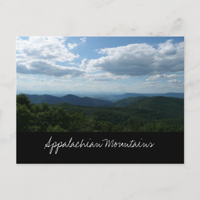 Appalachian Mountains II Shenandoah Postcard (Front)
