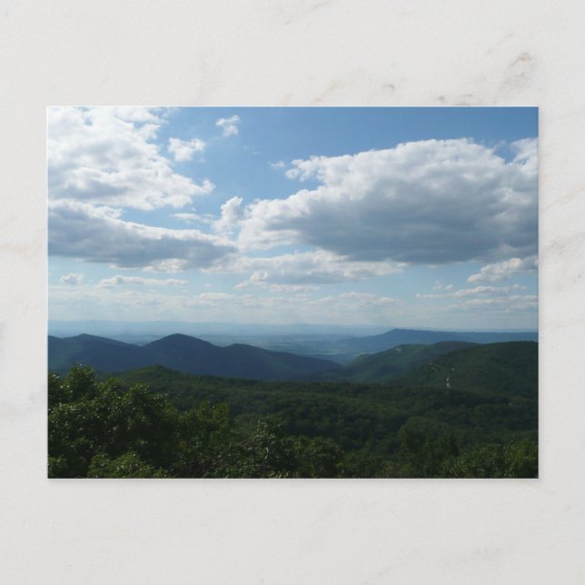 Appalachian Mountains II Shenandoah Postcard (Front)