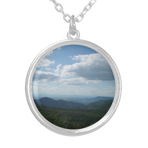 Appalachian Mountains II Shenandoah Silver Plated Necklace