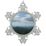 Appalachian Mountains II Shenandoah Snowflake Pewter Christmas Ornament