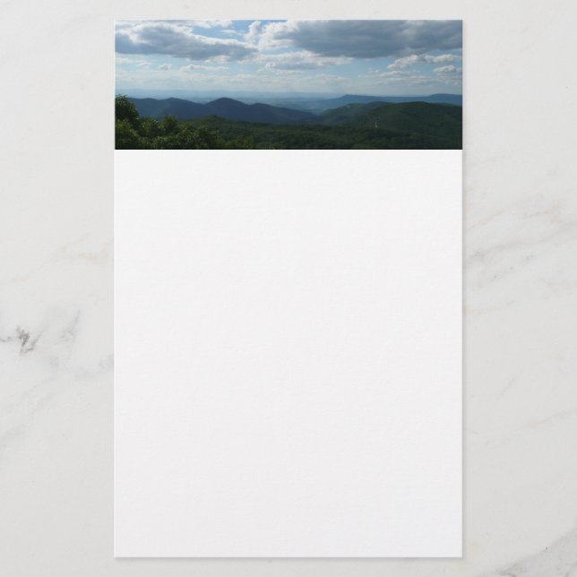 Appalachian Mountains II Shenandoah Stationery (Front)
