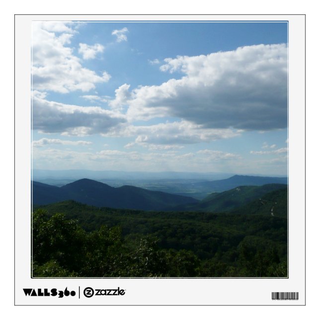 Appalachian Mountains II Shenandoah Wall Sticker (Front)