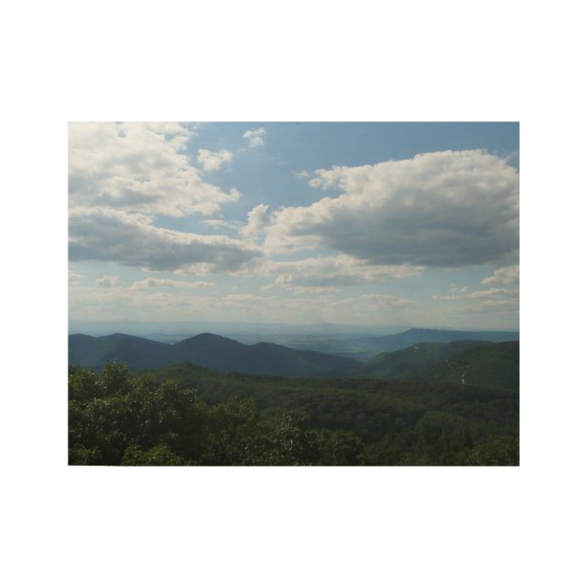 Appalachian Mountains II Shenandoah Wood Poster (Front)