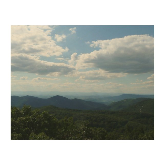 Appalachian Mountains II Shenandoah Wood Wall Art (Front)