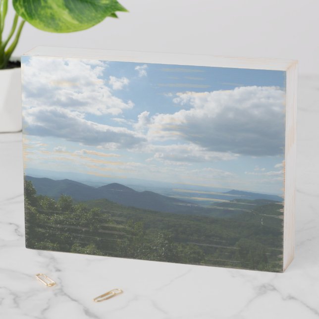 Appalachian Mountains II Shenandoah Wooden Box Sign (In Situ Horizontal)