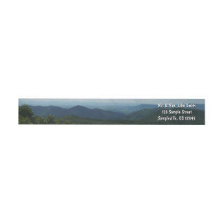 Appalachian Mountains II Shenandoah Wrap Around Label