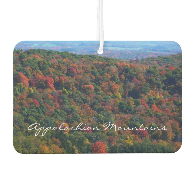 Appalachian Mountains in Fall Air Freshener (Front)