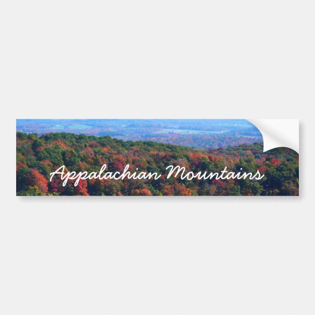Appalachian Mountains in Fall Bumper Sticker (Front)