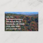 Appalachian Mountains in Fall Business Card