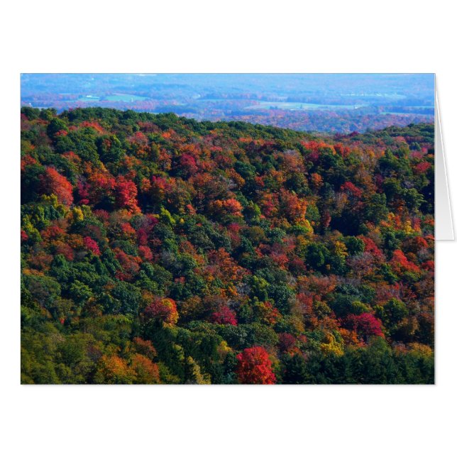 Appalachian Mountains in Fall Card (Front Horizontal)