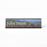 Appalachian Mountains in Fall Desk Name Plate
