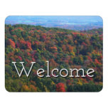Appalachian Mountains in Fall Door Sign