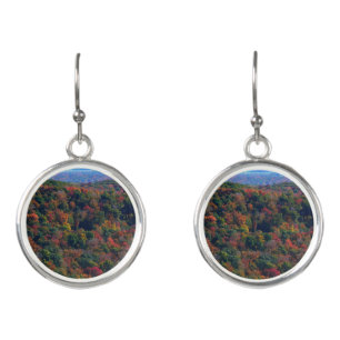Appalachian Mountains in Fall Earrings