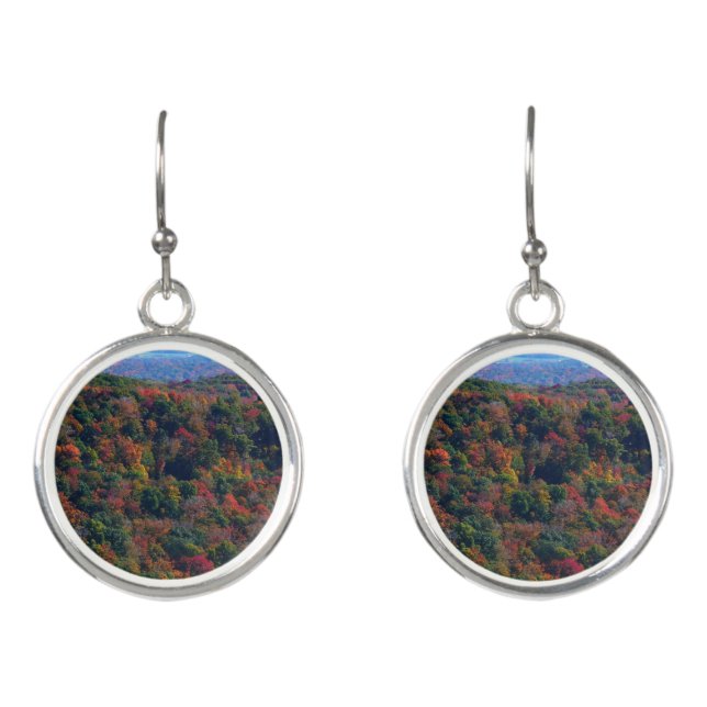 Appalachian Mountains in Fall Earrings (Front)