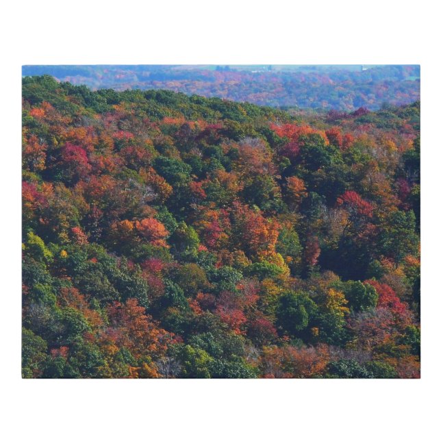 Appalachian Mountains in Fall Faux Canvas Print (Front)