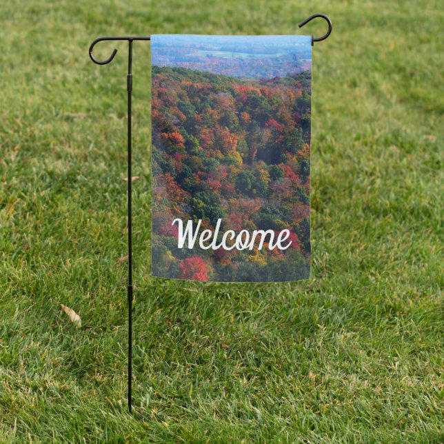 Appalachian Mountains in Fall Garden Flag (In SItu)