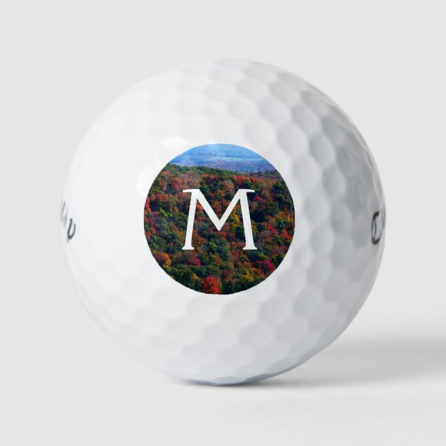 Appalachian Mountains in Fall Golf Balls (Front)