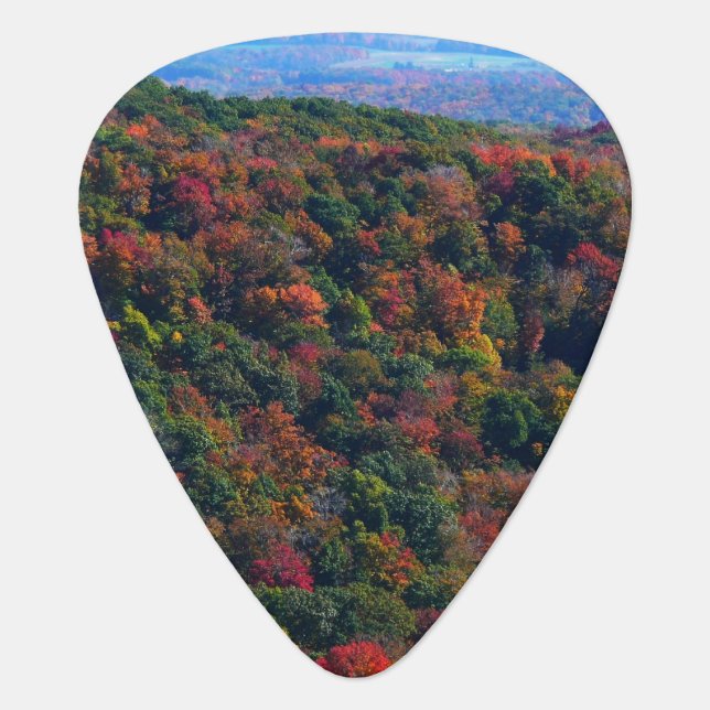 Appalachian Mountains in Fall Guitar Pick (Front)