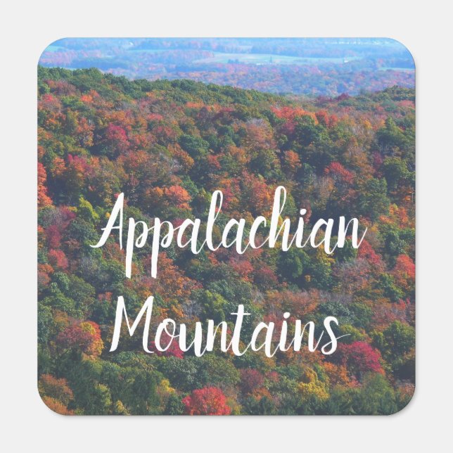 Appalachian Mountains in Fall Hand Sanitizer Packet (Sticker)