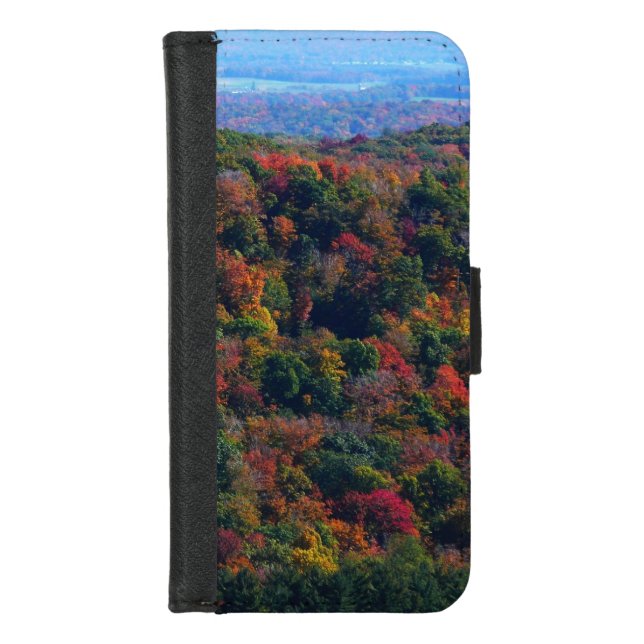 Appalachian Mountains in Fall iPhone Wallet Case (Front)