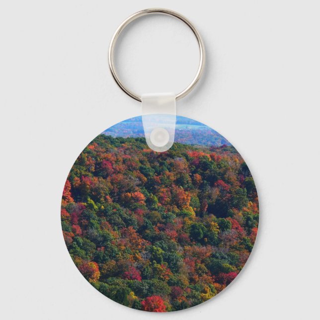 Appalachian Mountains in Fall Keychain (Front)