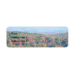 Appalachian Mountains in Fall Label