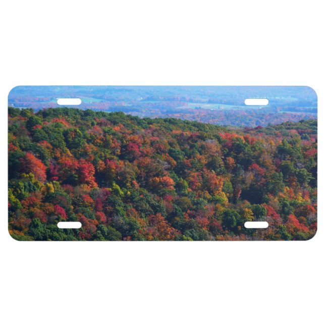 Appalachian Mountains in Fall License Plate (Front)