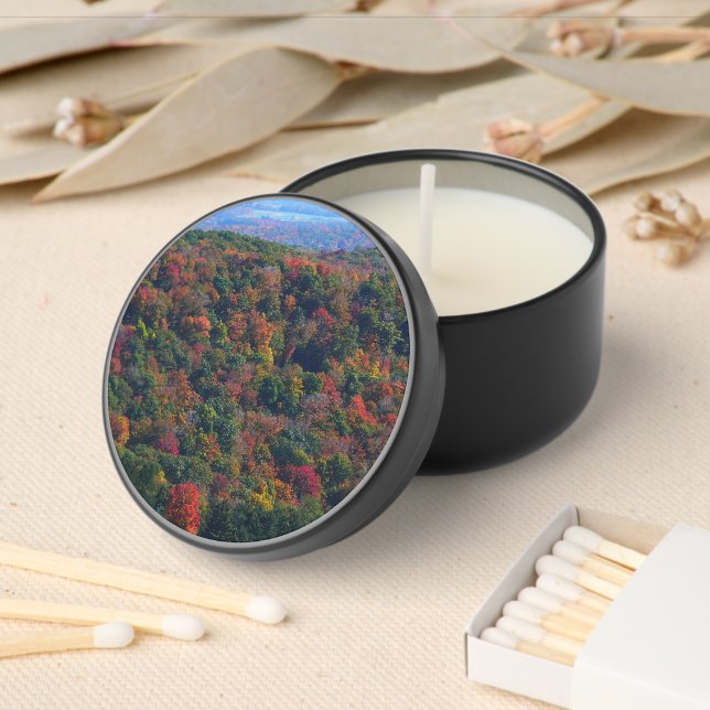 Appalachian Mountains in Fall Mini Candle Favors (Insitu)
