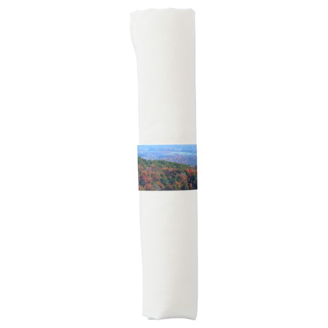 Appalachian Mountains in Fall Napkin Bands (Front)