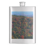 Appalachian Mountains in Fall Nature Photography Hip Flask