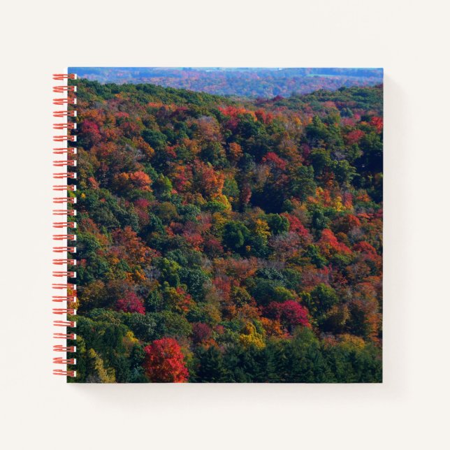 Appalachian Mountains in Fall Notebook (Front)