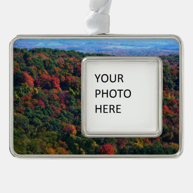 Appalachian Mountains in Fall Ornament (Front)