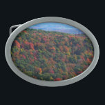 Appalachian Mountains in Fall Oval Belt Buckle<br><div class="desc">Here are the gentle slopes of the Appalachian Mountains with a fall coloring, from around Seven Springs resort in Champion, PA. This picture is also featured as the widescreen wallpaper "Appalachian Mountains in Fall" from the Fall/Autumn section of MLeWallpapers.com. Look at the "Fall Trees" section of our store for more...</div>
