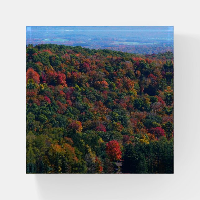 Appalachian Mountains in Fall Paperweight (Front)