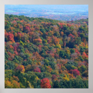 Appalachian Mountains in Fall Poster