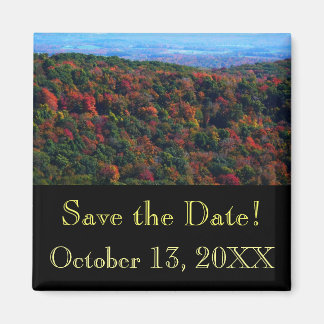 Appalachian Mountains in Fall Save the Date Magnet