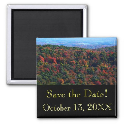 Appalachian Mountains in Fall Save the Date Magnet