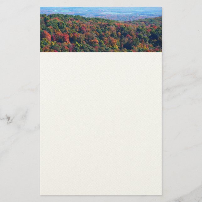 Appalachian Mountains in Fall Stationery (Front)