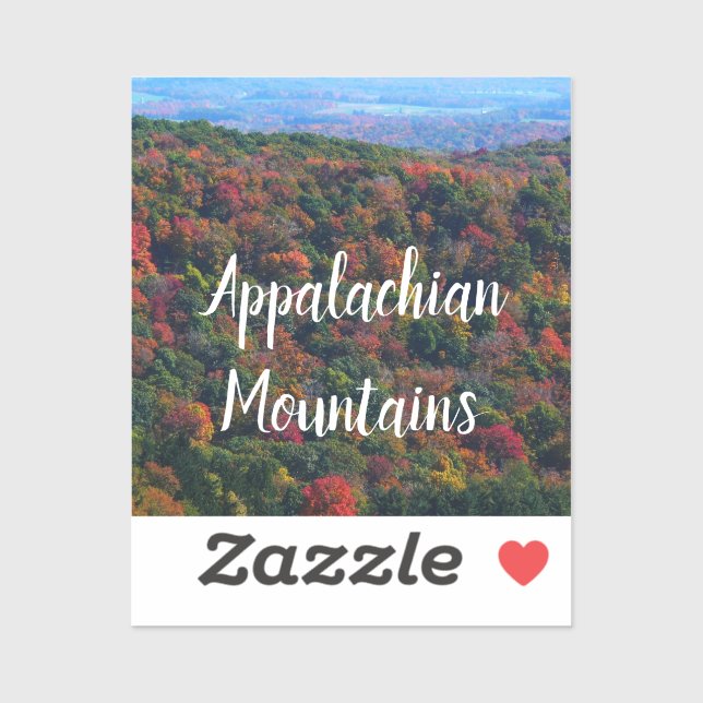 Appalachian Mountains in Fall Sticker (Sheet)