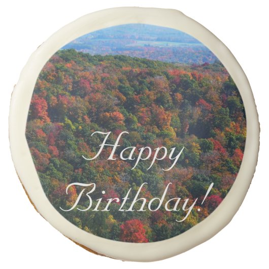 Appalachian Mountains in Fall Sugar Cookie (Front)