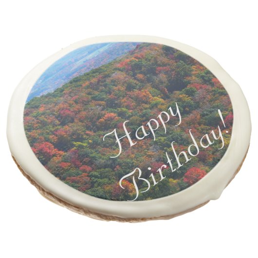 Appalachian Mountains in Fall Sugar Cookie (Angled)