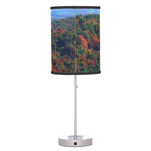 Appalachian Mountains in Fall Table Lamp (Back)