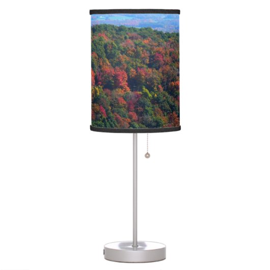 Appalachian Mountains in Fall Table Lamp (Left)