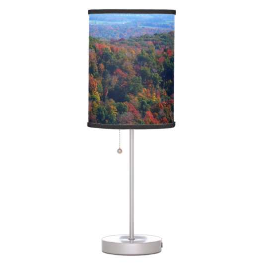 Appalachian Mountains in Fall Table Lamp (Right)