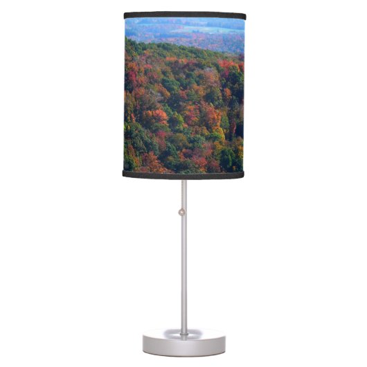 Appalachian Mountains in Fall Table Lamp (Front)