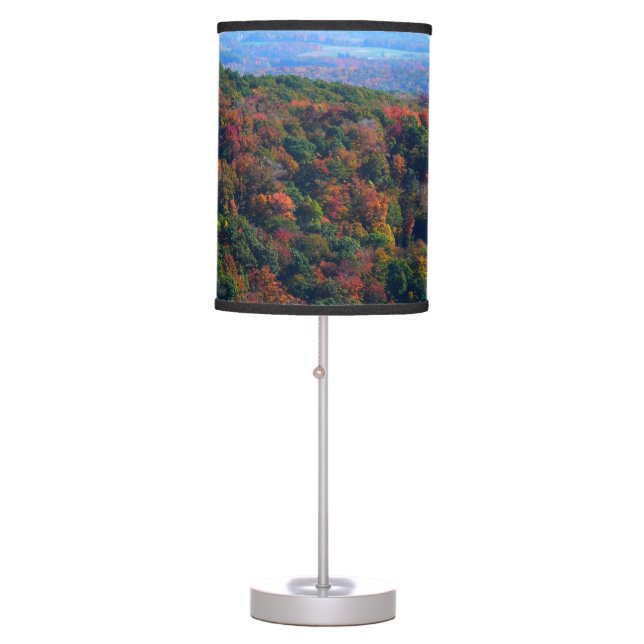 Appalachian Mountains in Fall Table Lamp (Front)