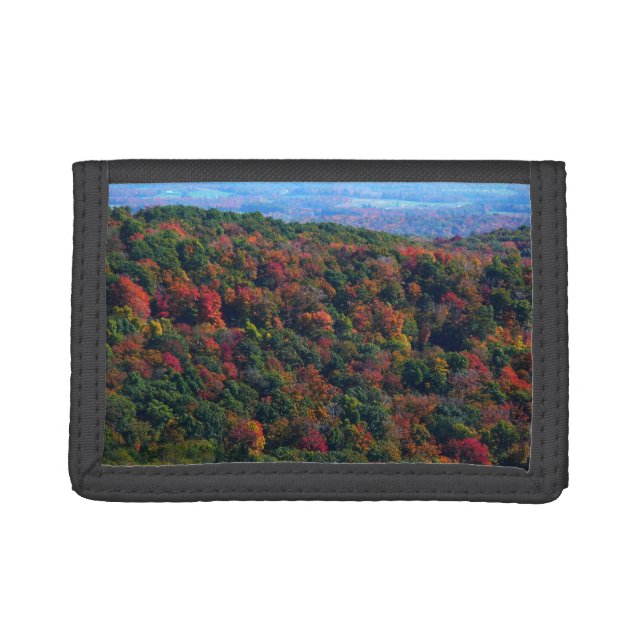 Appalachian Mountains in Fall Tri-fold Wallet (Front)